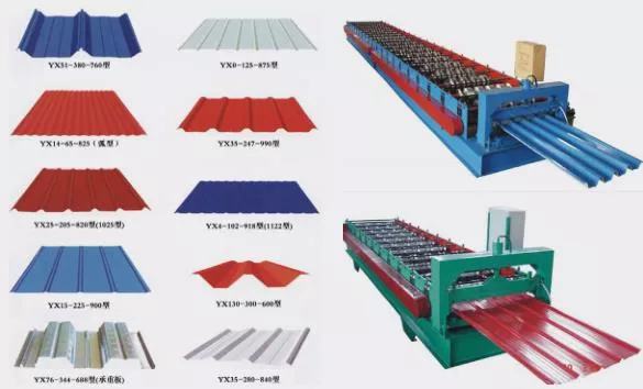 墙面彩钢压型板型号规格及尺寸大全 中构新材